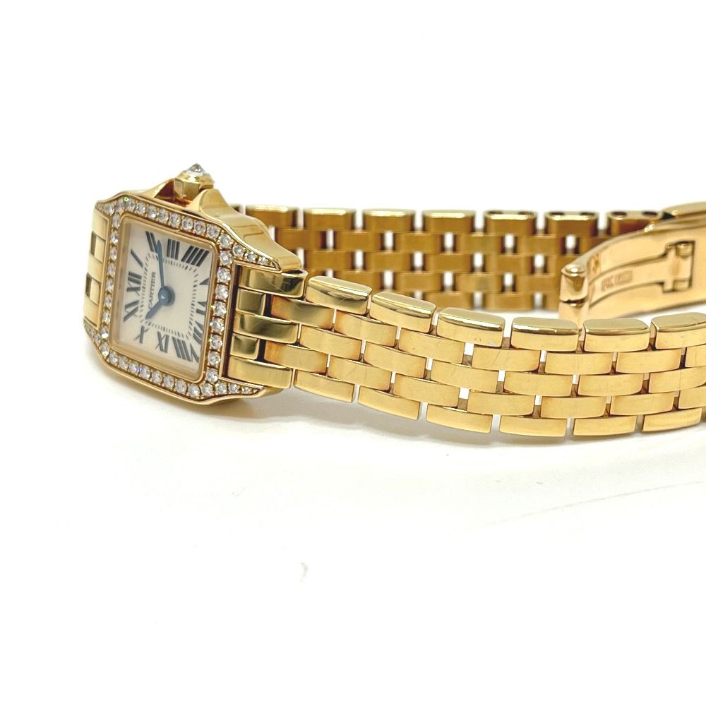 Cartier Watch Mini Santos Demoiselle 18k Yellow Gold