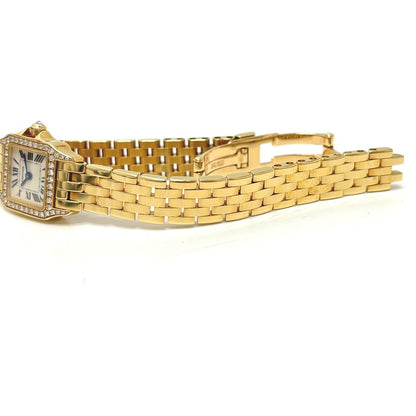 Cartier Watch Mini Santos Demoiselle 18k Yellow Gold