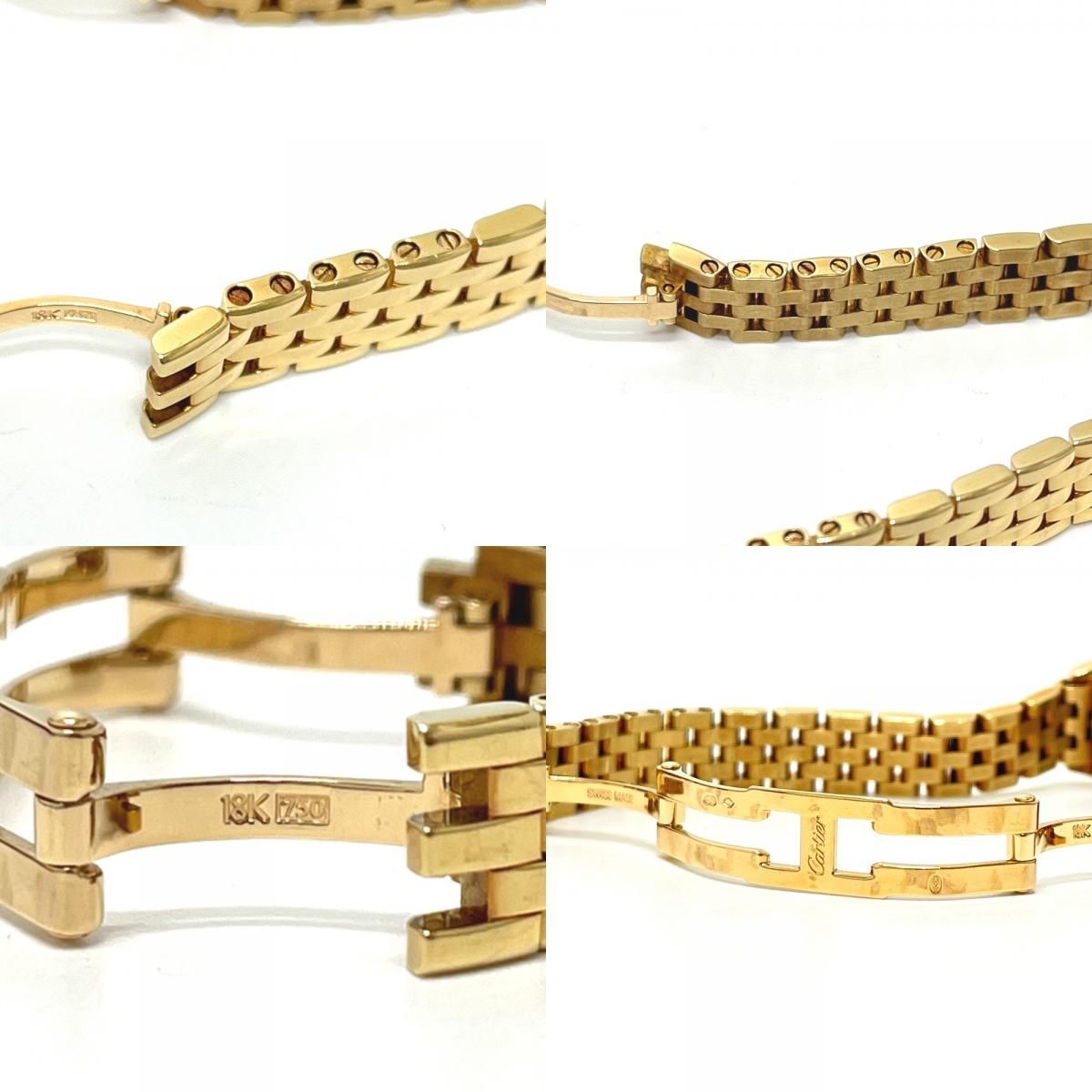 Cartier Watch Mini Santos Demoiselle 18k Yellow Gold