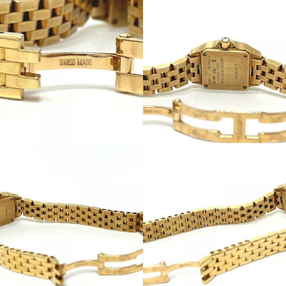 Cartier Watch Mini Santos Demoiselle 18k Yellow Gold