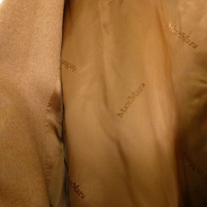 Max Mara Maxmara Short Jacket 40 Camel Cape 3/4 Sleeve — view 7