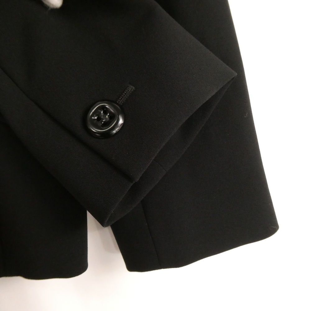 Max Mara Maxmarastudio Maxmara Tailored Jacket 38 S Triacetate Blue Leather — view 7