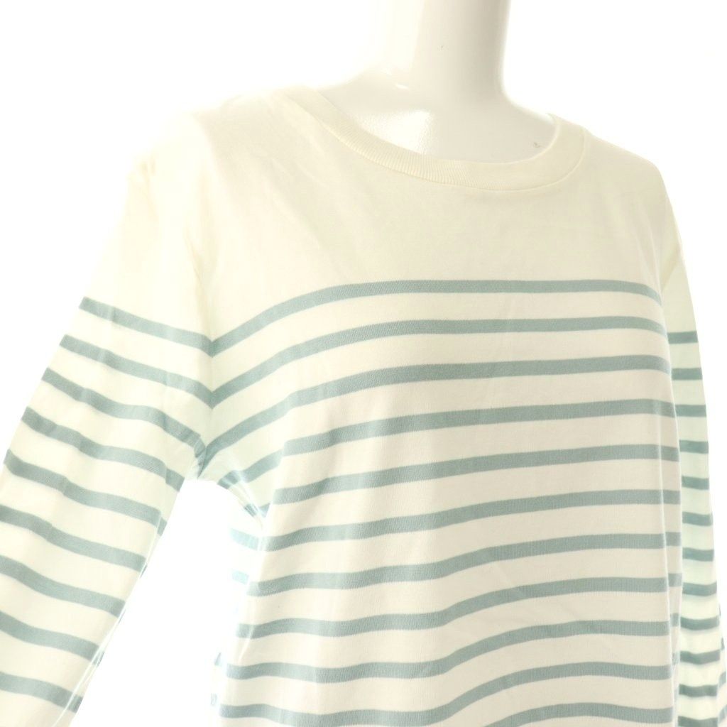 Max Mara White Tag Long T-Shirt Border Long Sleeve Logo SY
