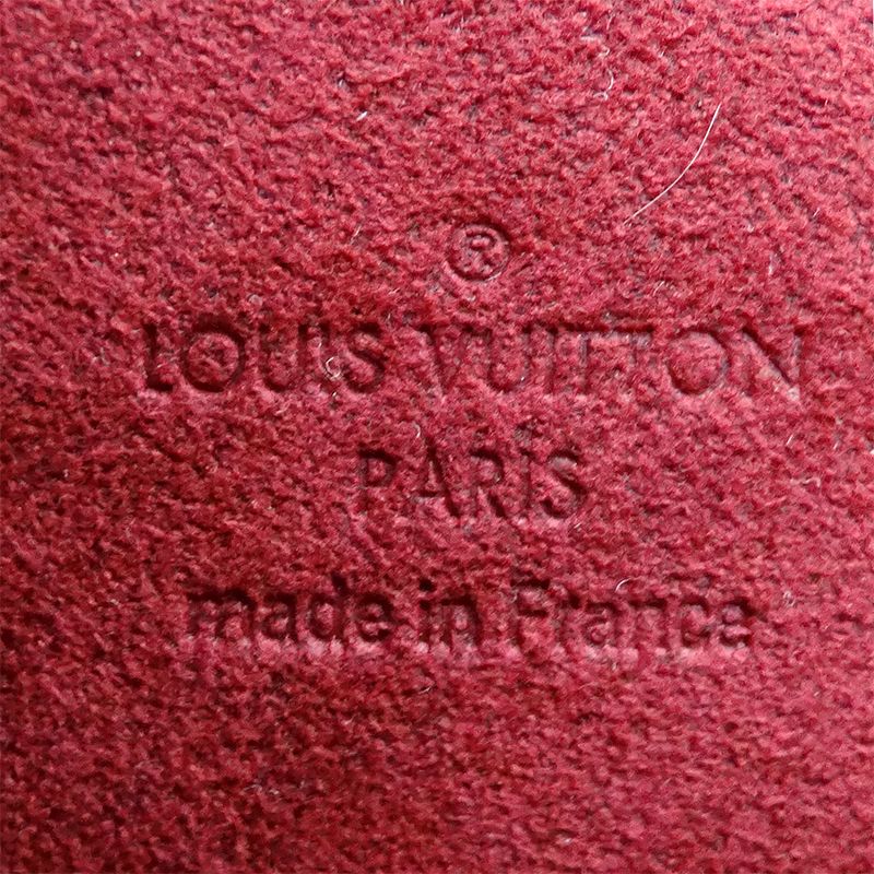 Louis Vuitton Pouch Damier Canvas Pochette Mirror MM Label Brown Going Out
