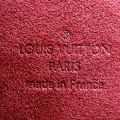 Louis Vuitton Pouch Damier Canvas Pochette Mirror MM Label Brown Going Out