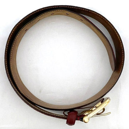 Gucci Belt Red Striped Waist 40 mm Leather