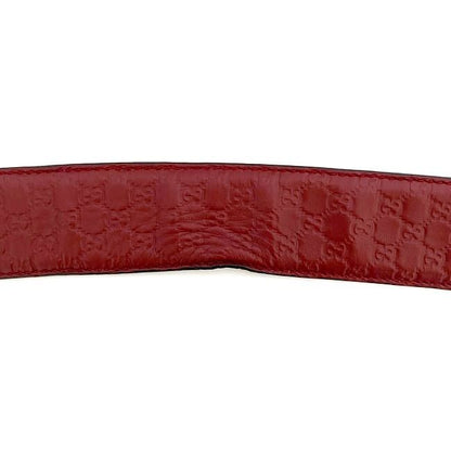 Gucci Belt Red Striped Waist 40 mm Leather