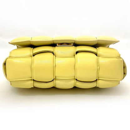 Bottega Veneta the Chain Cassette Shoulder Bag Light Yellow
