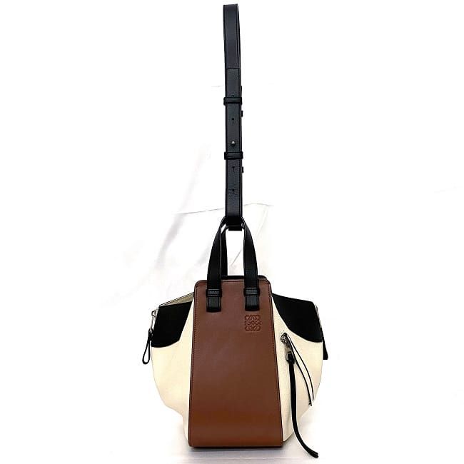Loewe 2-Way Bag Hammock Small Brown Black White