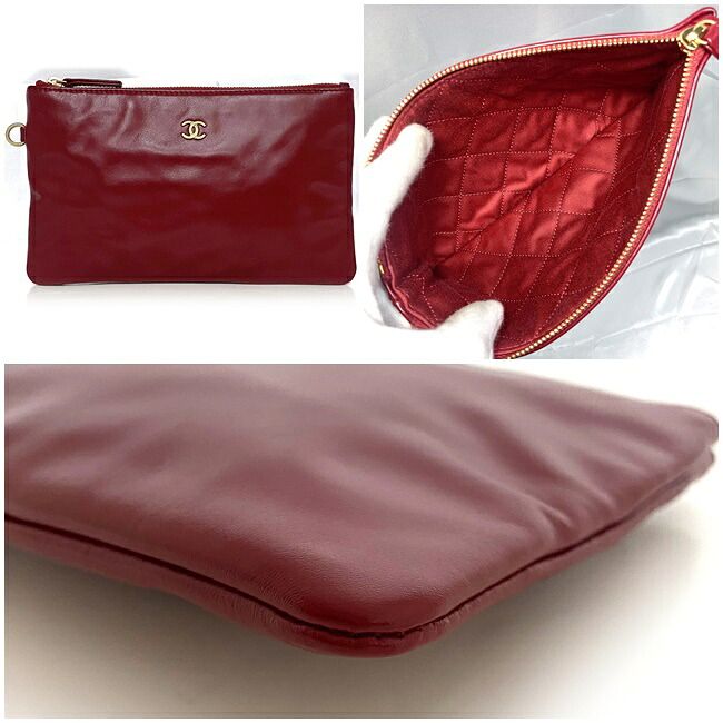 Chanel Drawstring Shoulder Bag Red 22