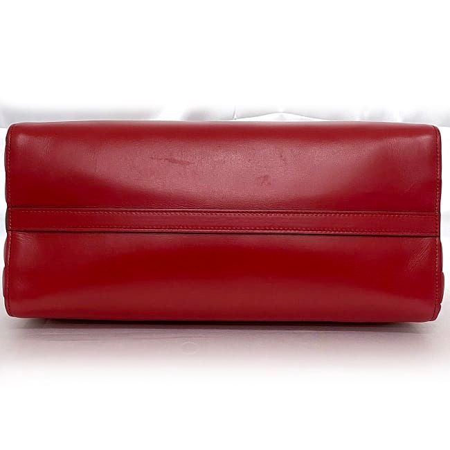 Prada 2-Way Bag Bibliotheque Red Black