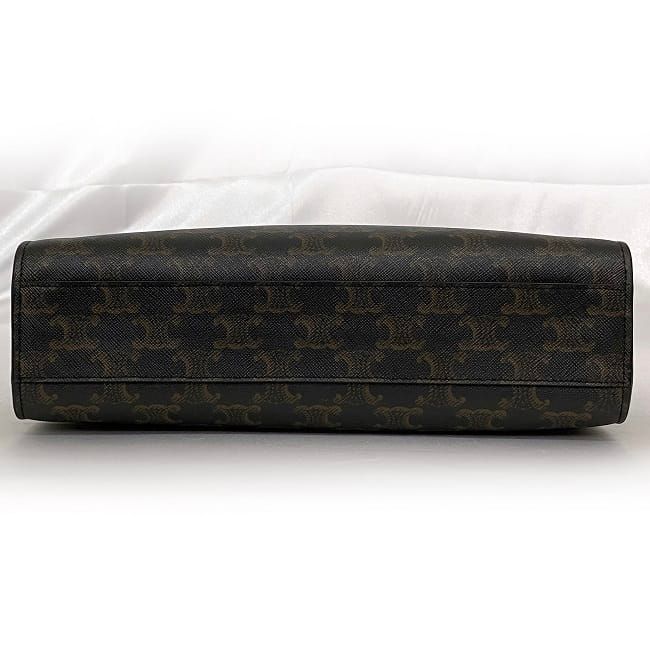 Celine 2-Way Bag Vertical Cover Large Brown Triomphe