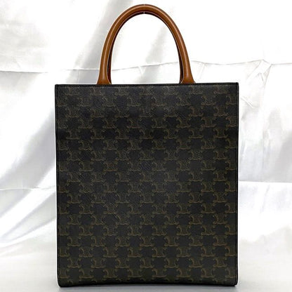 Celine 2-Way Bag Vertical Cover Large Brown Triomphe