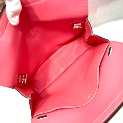 Hermes 2-Way Bag Halzan 31 Pink Rose Azalea