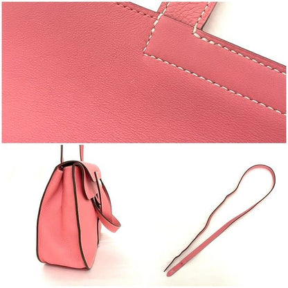 Hermes 2-Way Bag Halzan 31 Pink Rose Azalea