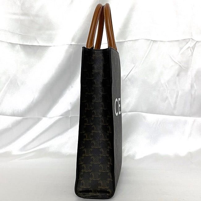 Celine 2-Way Bag Vertical Cover Large Brown Triomphe