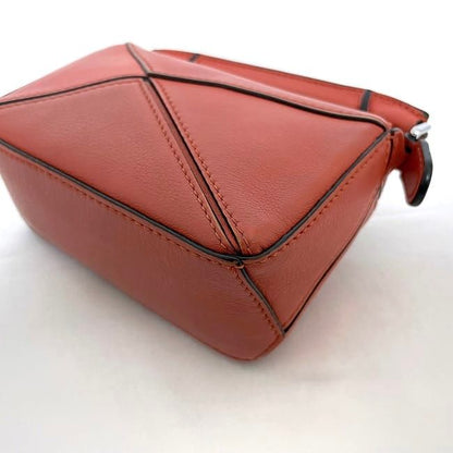 Loewe 2-Way Mini Shoulder Nano Puzzle Bag Orange