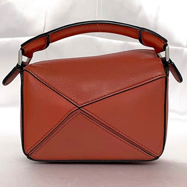 Loewe 2-Way Mini Shoulder Nano Puzzle Bag Orange