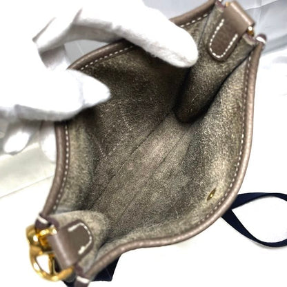 Hermes Shoulder Bag Evelyne TPM Beige Etoupe Mini