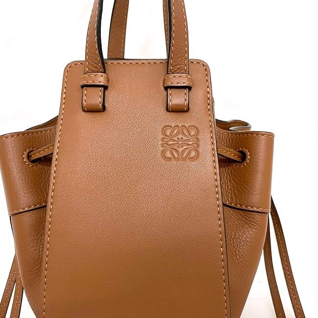 Loewe Shoulder Bag Hammock Mini Brown Anagram