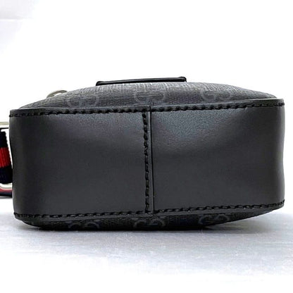 Gucci Shoulder Bag Gray Black GG Supreme