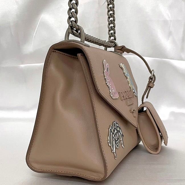 Prada Chain Shoulder Bag Beige