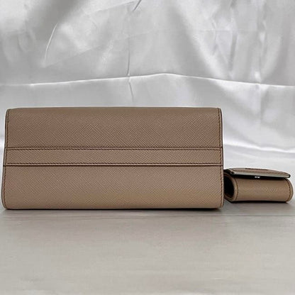 Prada Chain Shoulder Bag Beige