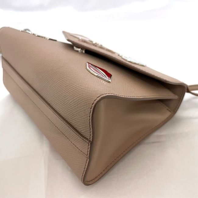 Prada Chain Shoulder Bag Beige
