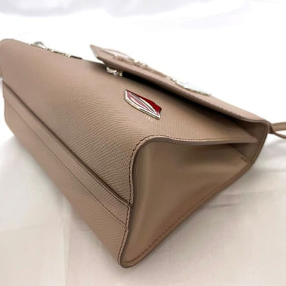 Prada Chain Shoulder Bag Beige