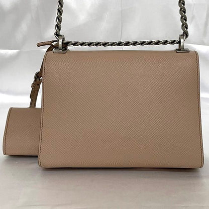 Prada Chain Shoulder Bag Beige