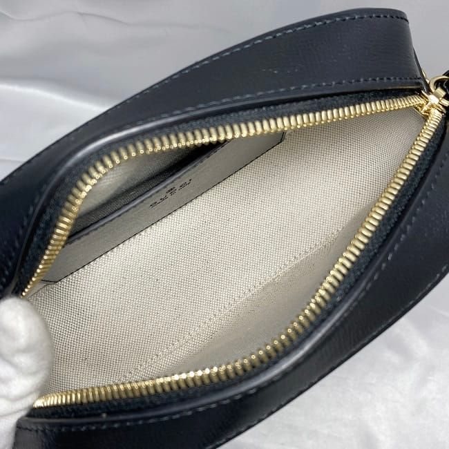Gucci Shoulder Bag Black Horsebit Leather