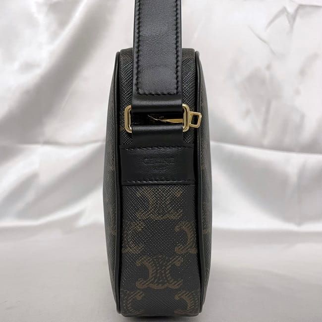Celine Shoulder Bag Messenger Black Triomphe