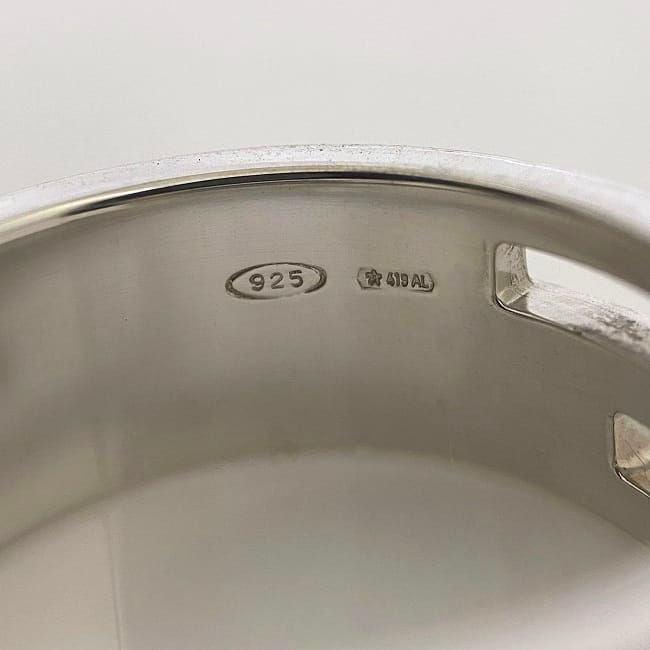 Gucci Ring Silver Cut