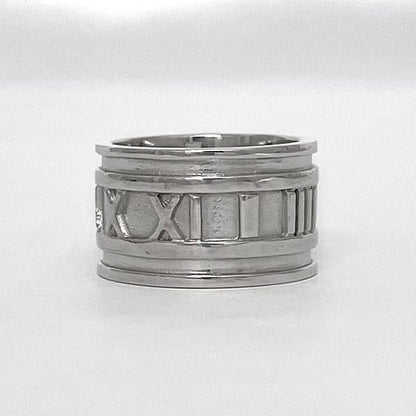 Tiffany & Co Ring Silver Atlas Polished Ag