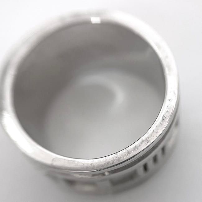 Tiffany & Co Ring Silver Atlas Polished Ag