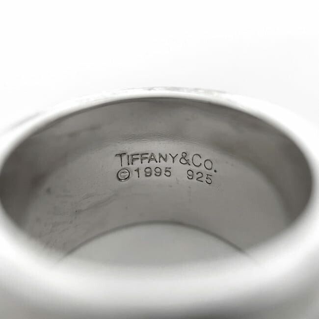 Tiffany & Co Ring Silver Atlas Polished Ag