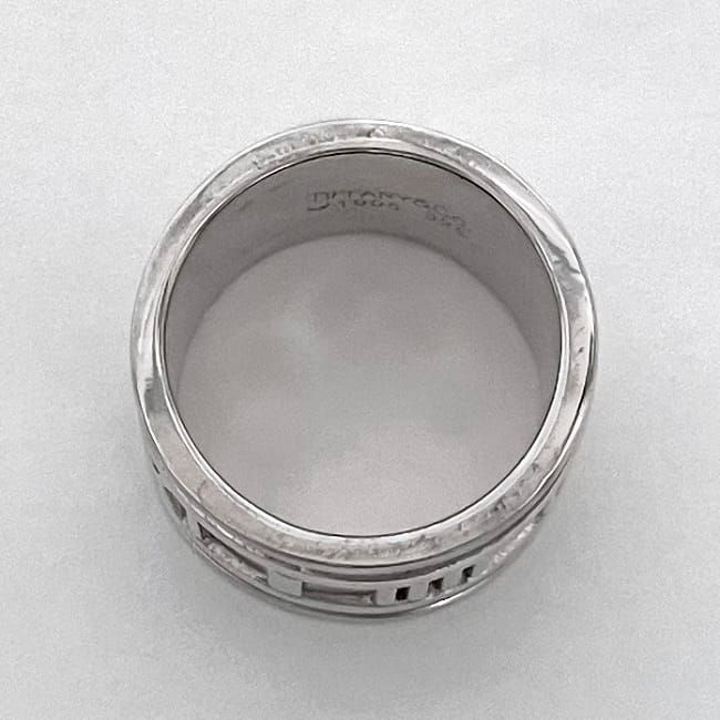 Tiffany & Co Ring Silver Atlas Polished Ag