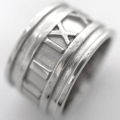 Tiffany & Co Ring Silver Atlas Polished Ag