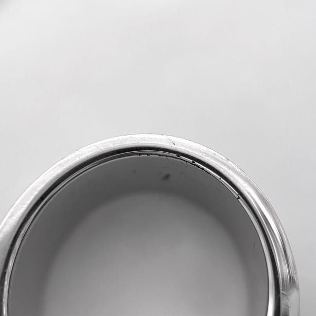 Dior Logo Ring Silver Metal