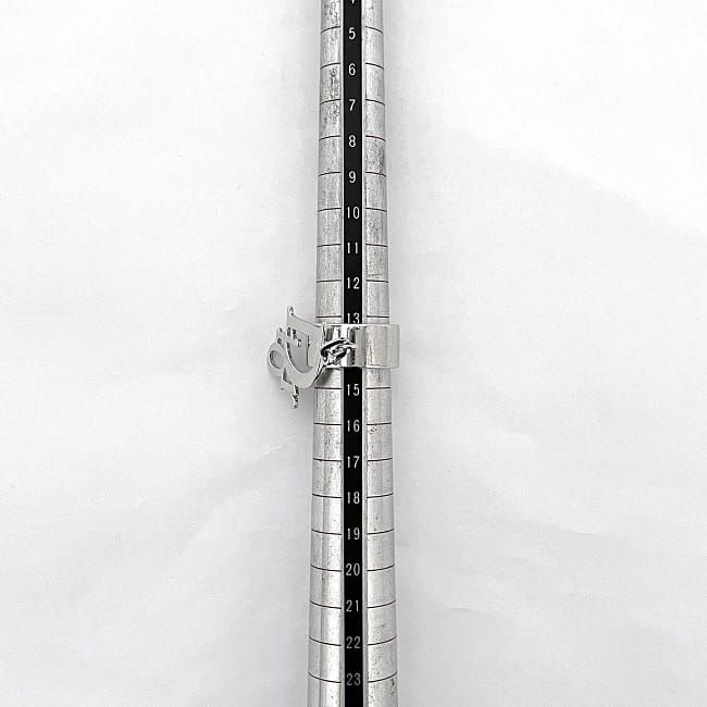 Dior Logo Ring Silver Metal