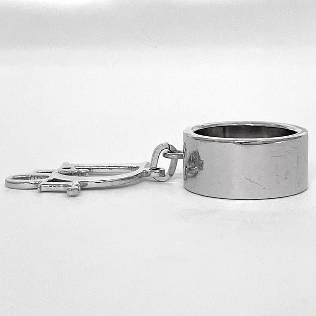 Dior Logo Ring Silver Metal