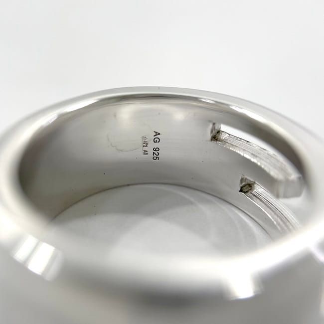 Gucci Cut Ring Silver