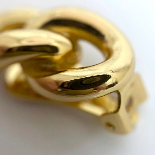 Dior Earrings Gold Chain