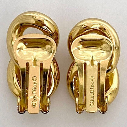 Dior Earrings Gold Chain