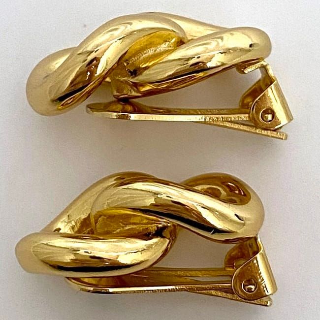 Dior Earrings Gold Chain