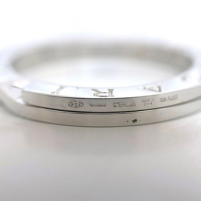 Bvlgari Key Ring Silver Polished