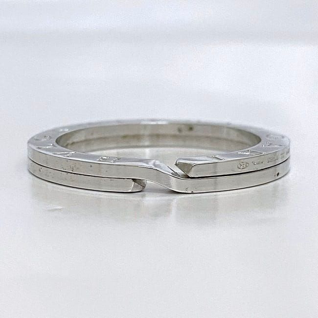 Bvlgari Key Ring Silver Polished