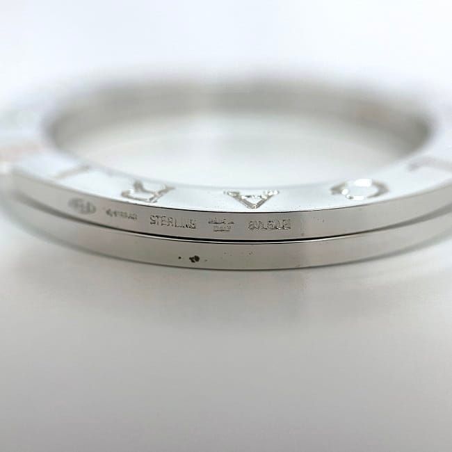 Bvlgari Key Ring Silver Polished