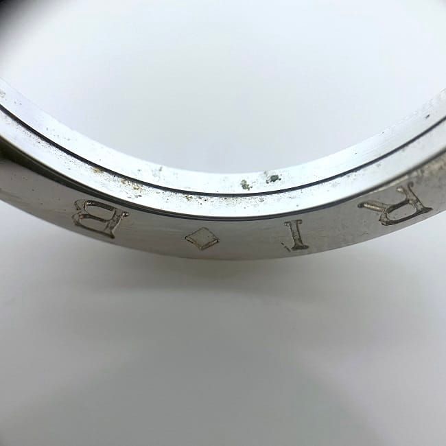 Bvlgari Key Ring Silver Polished