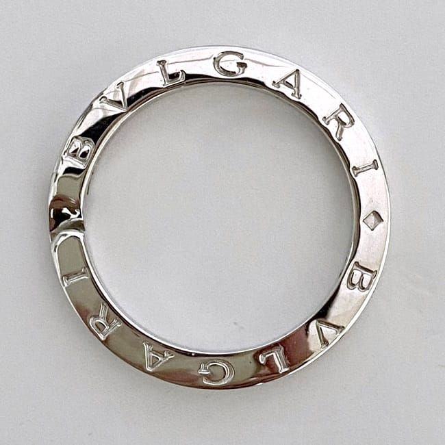 Bvlgari Key Ring Silver Polished